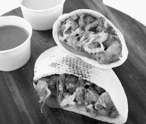 Crispy Caramelized Cauliflower Pita Sandwich