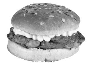 Grilled Chicken Garlic Pepper Burger