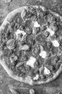 Cheese Sausage Pizza