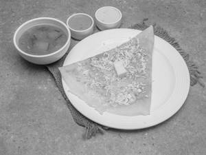 Butter Onion Paneer Dosa