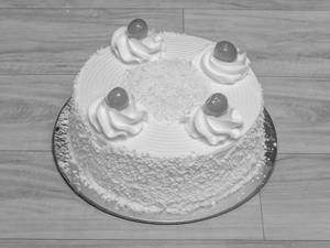 White Forest Cake