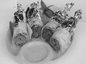 Chicken Seekh Kebab Roll