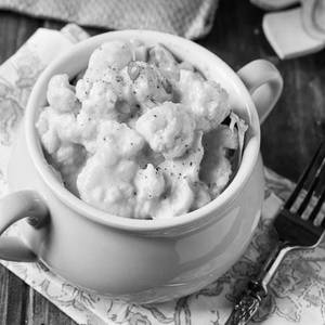 Keto Low-carb Cauliflower Baked Mac And Cheese