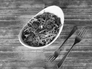 Veg Manchurian Noodles