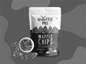 Waffle Chips Dark Choco Drizzle And Sea Salt 85g