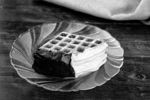 Black & White Waffle