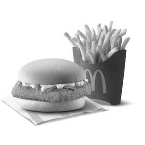Chicken Kebab Burger + Fries (L)
