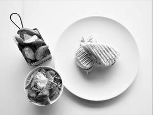 Vegetable Club Sandwich  