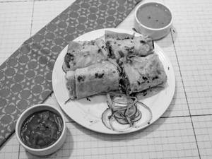 Paneer Tikka Roll