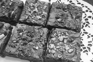 Ferrero Rocher Brownie (eggless)