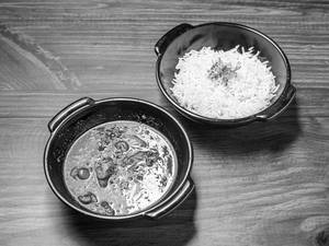 Assamese Style Chicken(bone) Curry With Rice