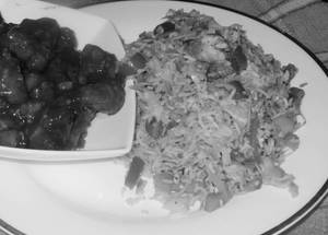 Egg Chicken Fried Rice & Chilli Chicken(3 Pcs)