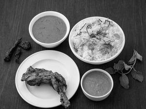 Ghee Rice With Tandoori Chicken Combo