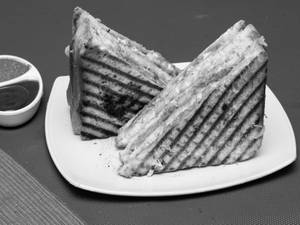 Four Layer Pizza Club Sandwich