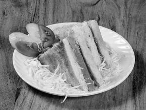Vegetable Club Sandwich
