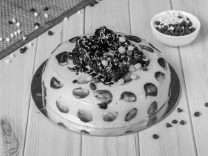 Eggless Chocolate Brownie Celebration Cake