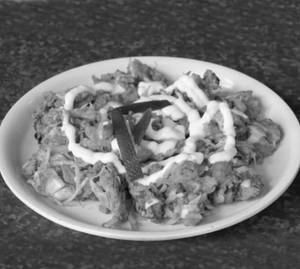Chicken Shawarma Plate Without Pita