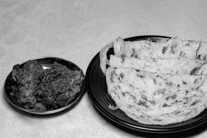 Chicken Perattu With 3 Porotta Combo