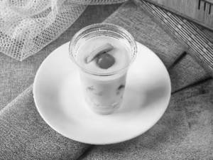 Custard Fruit Glass