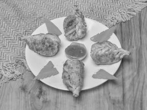 Chicken Fried Momo (4 Pcs)