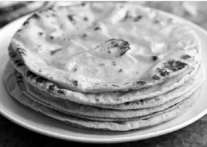 Whole Wheat Butter Fulka(tawa)