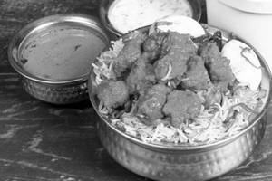 Bone Less Chicken Dum Biryani [ Serves 2 ]