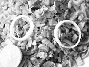 Mushroom Kothu Paratha