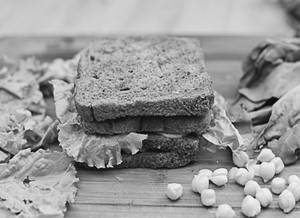 Chickpea Spinach Sandwich