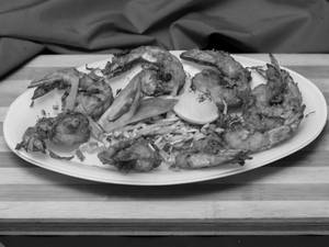 Prawns Oil Fry (1 Plate)