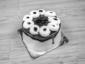 Fresh Cream Blueberry Cake