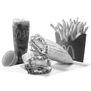 McSaver Big Spicy Chicken Wrap Meal