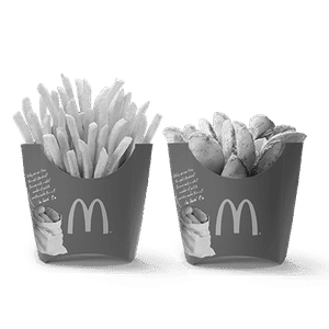 Masala Wedges (M) + Fries (M)