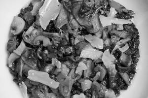 Mushroom Black Risotto (v)