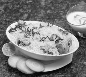 Mushroom Biryani