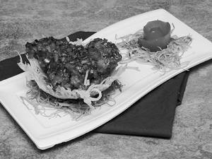 Chicken Taro Nest