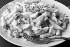 Chicken white sauce pasta