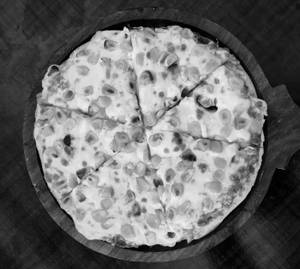 8" Cheese corn pizza 8ins