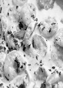 Grilled Prawn With Creamy Thyme Sauce