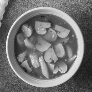 Chilli Garlic Baby Corn And Button Mushroom