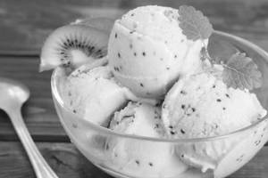 Mango Ice cream Double Scoop