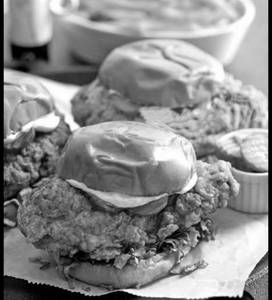 Fried Chicken cheese Burger