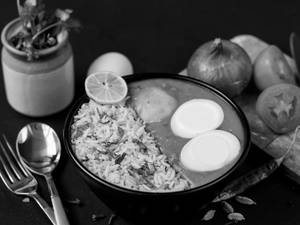Egg Curry Rice Bowl