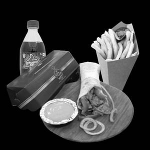 Chicken Tikka Wrap Combo ( Fries + Drink )