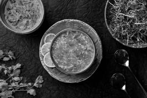 Jain Lemon Coriander Soup