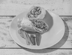 Cheese roll shawarma