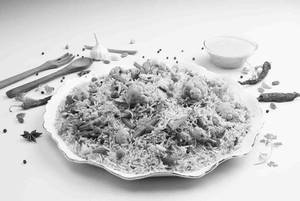 Veg Dum Biryani.
