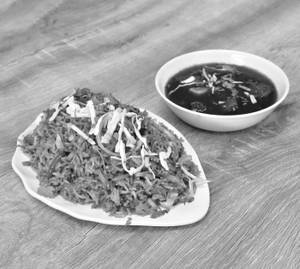 Veg Manchurian Rice       