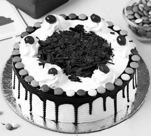 Dark Jems Chocolate Cake                   