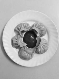 Steamed Mix Veg Momos(5pcs)