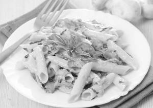 Mushroom Alfredo Pasta